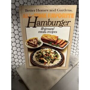 Vintage 1980 Hamburger Meats Recipes Better Homes And Gardens Cookbook Cook Book